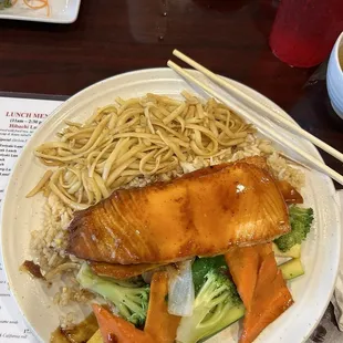 #4. Salmon Teriyaki Lunch $15.95. Yummy