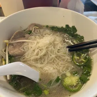 Pho P4. Eye Round Beef and Well Done Brisket