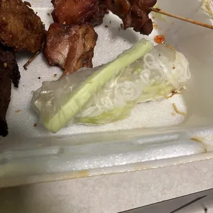 What restaurant rolls like this? We roll better than this at home with our eyes closed.