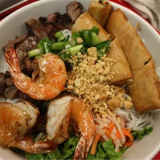 B3. Grilled Pork, Grilled Shrimp, Spring Roll and Vermicelli