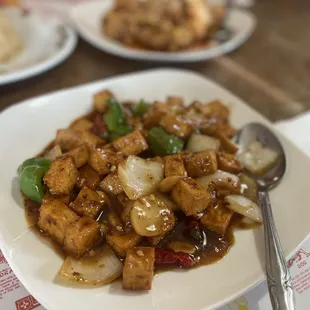 Kung pao tofu