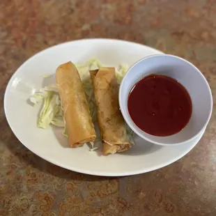 Vegetarian egg rolls