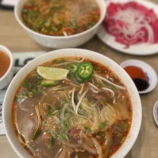 spicy beef noodle soup