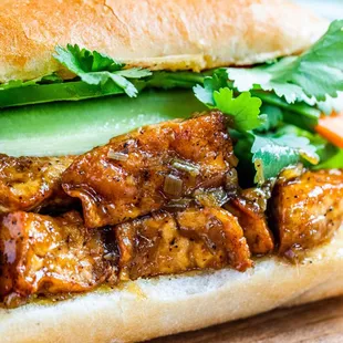 BBQ Tofu Bahn Mi