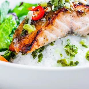 Salmon Rice Bowl