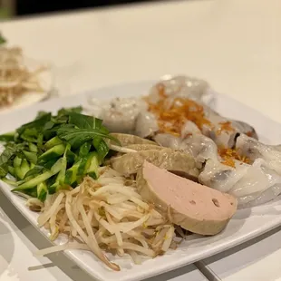 a plate of food on a table