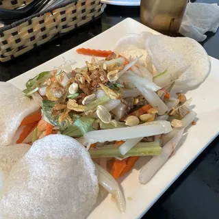 2.4. Lotus Root with Shrimp and Pork Meat Salad