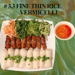 3.3. Fine Thin Rice Vermicelli - Bnh hi tht un