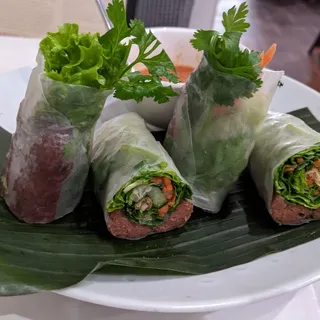 Nem Nướng Cuốn | Grill Pork Rolls