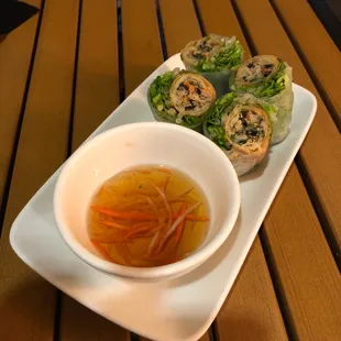 Combination pork rolls.