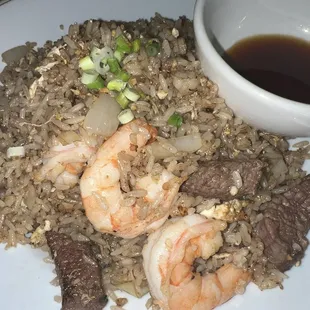 Surf and Turf Fried Rice
