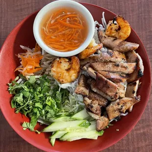 Grilled Pork and Shrimp Vermicelli