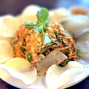 Papaya Salad with Pork and Shrimp