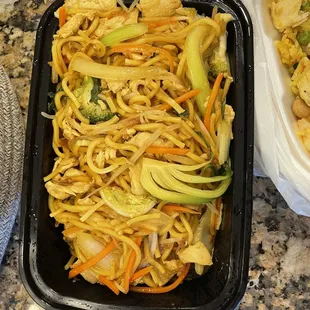 Combo pan fried noodles