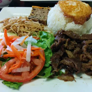 C5.Grilled Sliced Pork Rice Platter