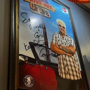 Guy fieri was here!!