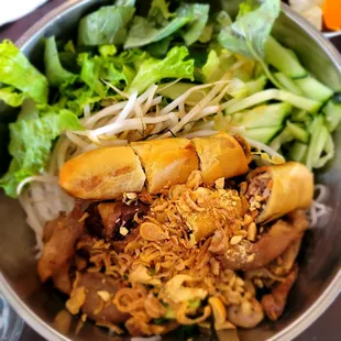 Pork and Eggroll Bowl