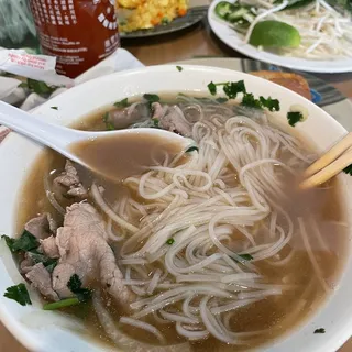 Pho W/rare Beef