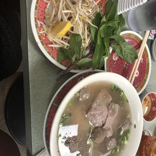 Pho W/rare Beef