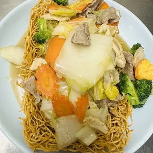 Crispy Combination Noodles