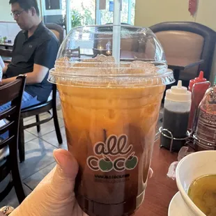 Free Thai tea!
