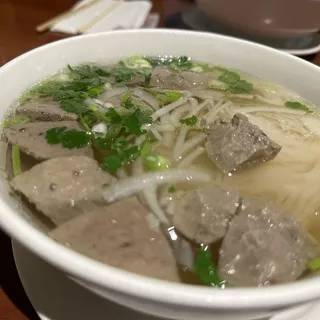 Pho W/beef Ball