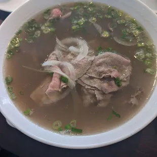 Steak and brisket pho