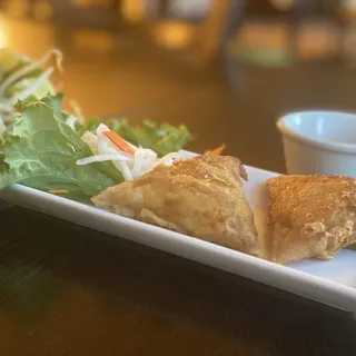 3. Two Crispy Shrimp Cakes/Rolls