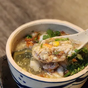 Some crab soup for the cold weather