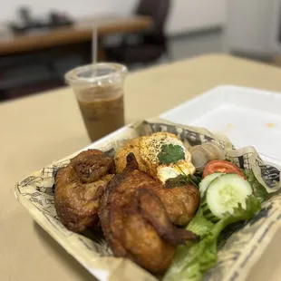 Roasted Chicken with Red Rice