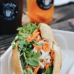 Grilled Pork banh mi | (ig: @alisa.eats.food)