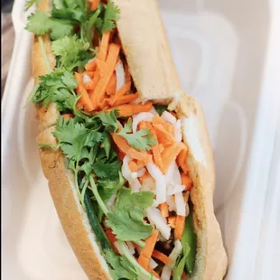 Grilled Pork banh mi | (ig: @alisa.eats.food)