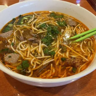 Spicy Beef Noodle Soup