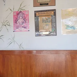 the entrance to the restaurant