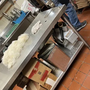 Dirty cloth that is used for cleaning