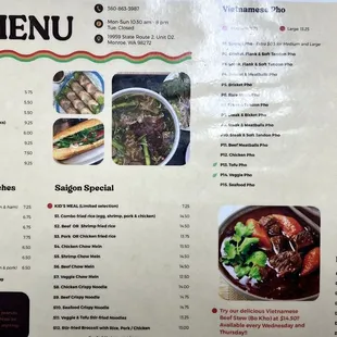 Menu February 2024