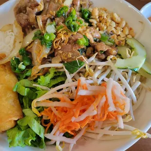 Pork vermicelli bowl. Was good but not great.
