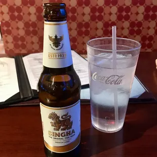 Singha Thai Beer! Yummy!