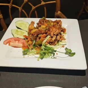 Crispy shrimp