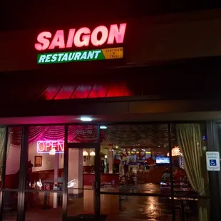 Saigon Restaurant Storefront
