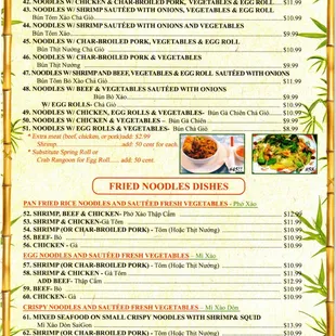 Saigon - Menu Page 3