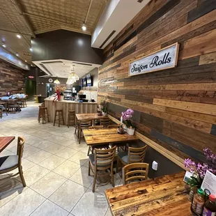 Relaxing dining experience