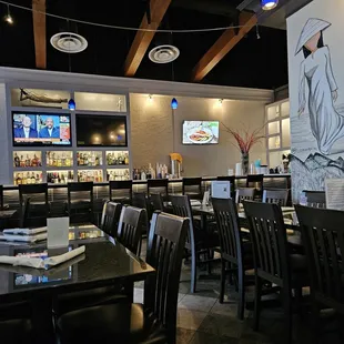 the interior of a restaurant