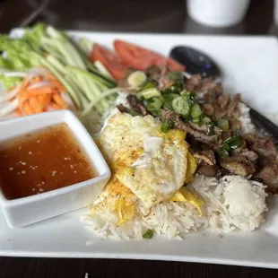 Grilled Hanoi Pork Over Rice with Egg - 18