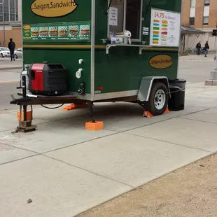 typically out from midmorning to midday. at the corner of Johnson and Charter.