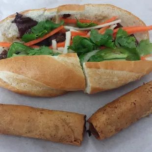 BBQ Bahn Mi Sandwich