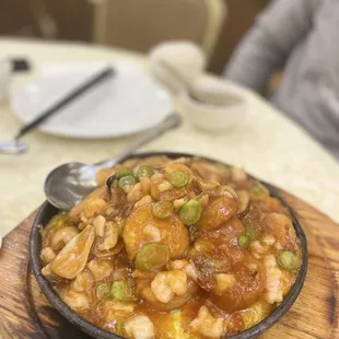 001. Sizzling Plate Egg Tofu