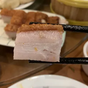 Crispy pork belly