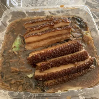 012. Braised Belly Pork with Preserved Vegetables