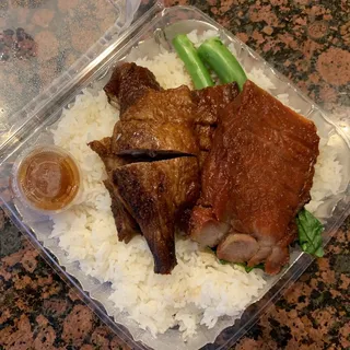 Large. BBQ Pork Rice Noodle Roll Lunch